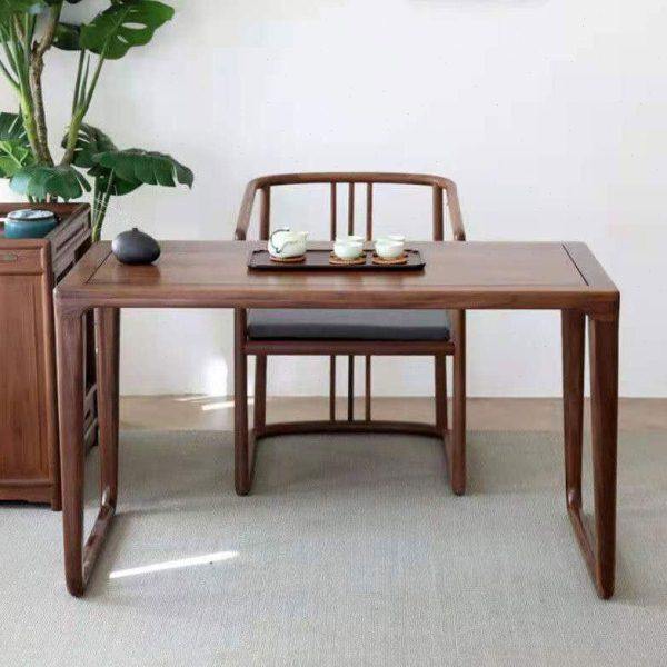 新中式阳台茶桌椅组合黑胡桃木户型轻奢家用小茶台禅意实木泡茶台,商业/办公家具,茶台/茶桌,淘宝优惠券,粉丝福利购,淘宝优惠卷