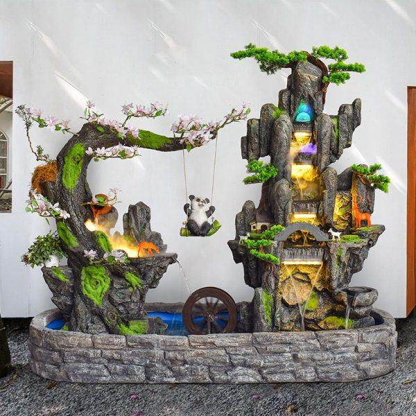 假山流水喷泉摆件公室别墅庭院造景户外水循环鱼池酒店景观装饰,家居饰品,户外/庭院摆件,淘宝优惠券,粉丝福利购,淘宝优惠卷