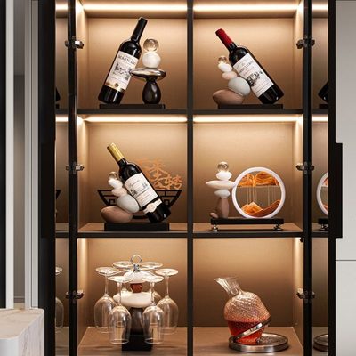 海贝海时来运转红酒架酒柜装饰品摆件轻奢高档电视餐边柜家居客厅