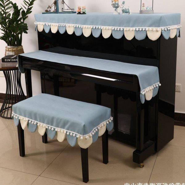 钢琴防尘罩半罩北欧公主钢琴盖布装饰半圆儿童琴罩钢琴凳套罩,居家布艺,钢琴罩,淘宝优惠券,粉丝福利购,淘宝优惠卷