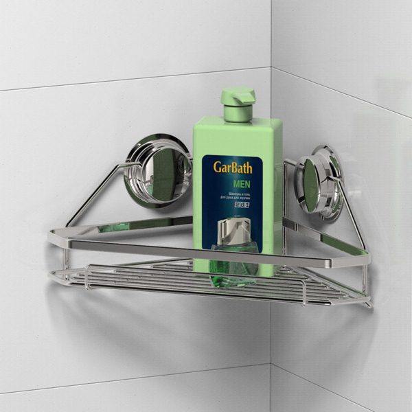 嘉宝不锈钢角架强力吸盘置物架浴室转角架卫生间厨房免打孔收纳架,家庭/个人清洁工具,浴室角架/置物架,淘宝优惠券,粉丝福利购,淘宝优惠卷