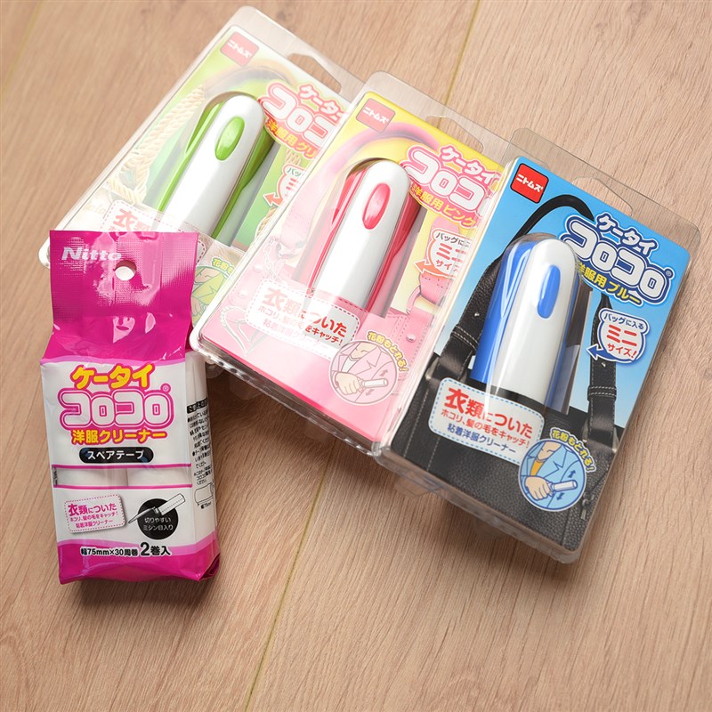 小型可携式迷你k粘滚 纸片可撕强粘力 家用粘毛器粘毛 滚筒