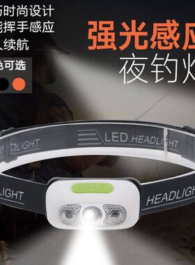 BORUiT步睿特/BORUiT智能感应头灯户外探险露营强光手电充电式夜