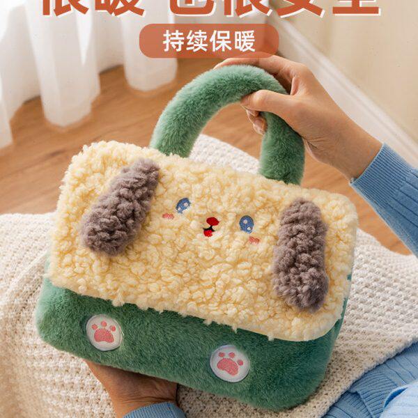 热水袋充电款防爆暖宝宝女生毛绒可爱暖水袋卡通暖手宝电热宝正品