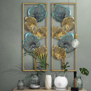 新中式铁艺挂件酒店客厅沙发背景墙玄关金属壁饰创意摇钱树壁挂