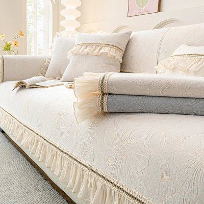 新款法式沙发垫四季通用奶油风高级感防滑坐垫真皮沙发套罩盖布巾,居家布艺,沙发垫,淘宝优惠券,粉丝福利购,淘宝优惠卷