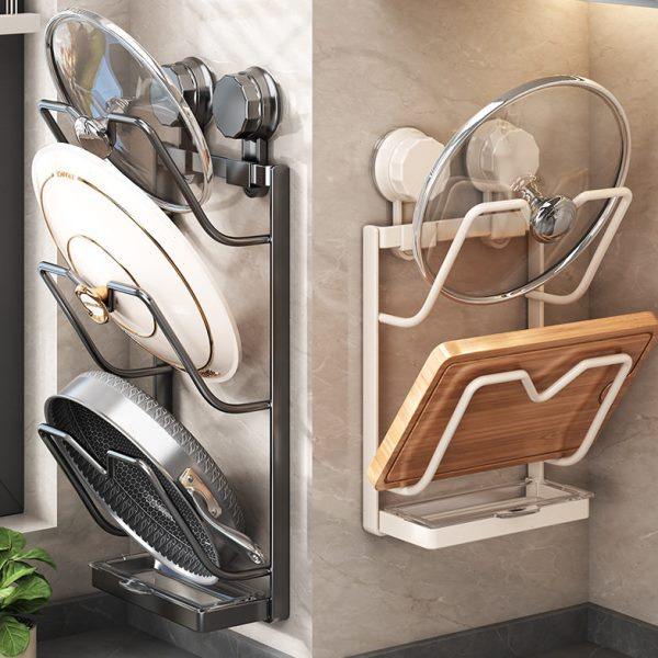 免打孔吸盘式锅盖架子置物架厨房多功能收纳架家用锅盖架免打孔,厨房/烹饪用具,锅盖架/锅盖收纳垫,淘宝优惠券,粉丝福利购,淘宝优惠卷