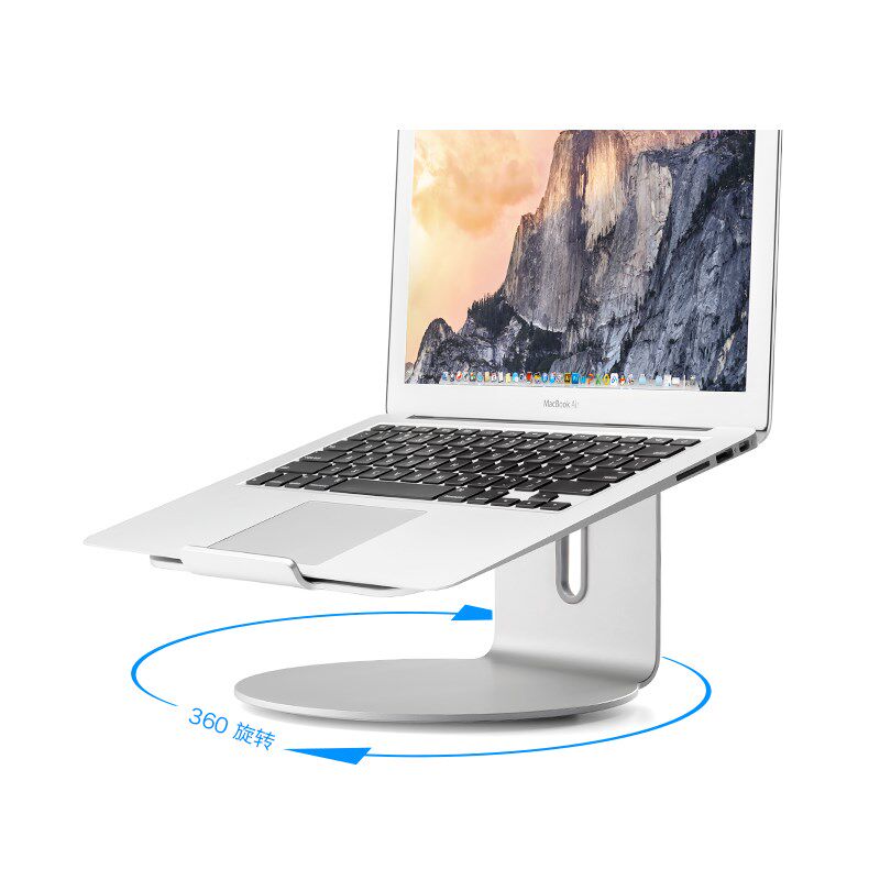 埃普AP-2S笔记本支架铝合金散热器macbook桌面增高旋转电脑架托架