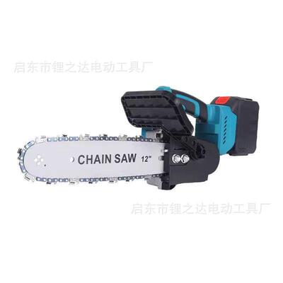 锂电链链条锯园林伐木锯10寸40212寸电充电式无刷锯持单手手电链