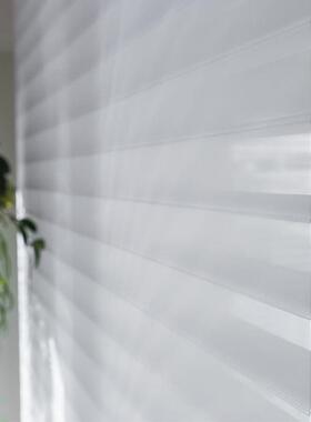 香格里帘餐厅客厅书房柔光帘提拉帘雾化香格里拉光线电香动格拉里