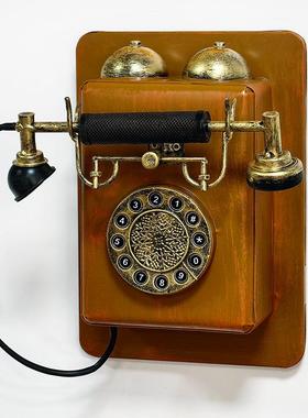 复古老式挂电话机墙模窗型服店酒装吧RCH22-39橱装饰品壁饰摆件摄