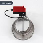 304不锈钢断电复位风阀通电硅打VCF阀开断电形关闭圆胶密闭两线控