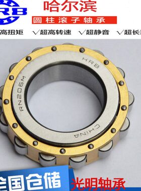 HRB哈尔滨圆柱滚子高速轴承RN202RN203 RN204 RN205 RN206 RN207M