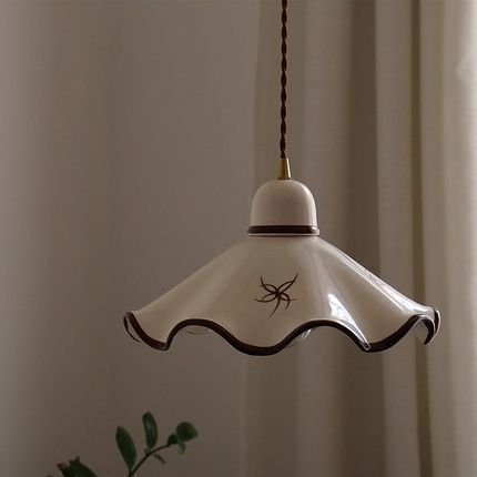 日式复古釉面陶瓷吊灯简约卧室床头餐厅吧台玄关过道禅Z意茶室灯