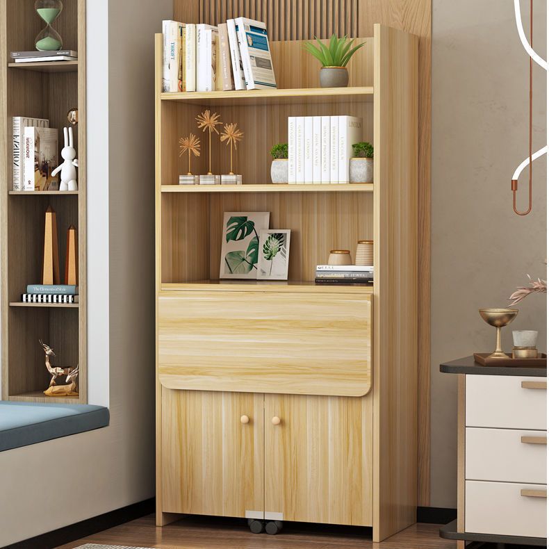 折叠学习桌书桌书架书柜一t体组合卧室学生写字台写字桌简约办公