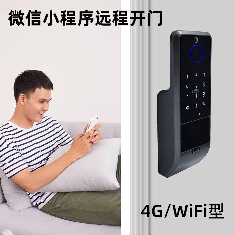 智能锁免布线单元门电控