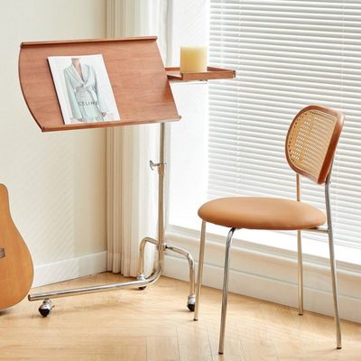 沙发边几可移动茶几琴谱架实木角几小推车置物架客厅边桌床头桌子