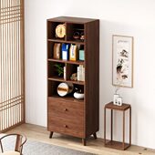 博古架茶室茶具柜新中式 茶叶收纳展示柜子多宝阁实木生态板置物架