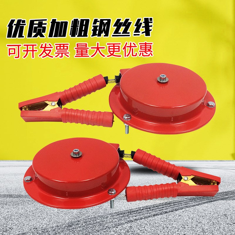 现货油罐车导静电卷线盘5米危品车移动静电接地线自动伸缩卷线盘