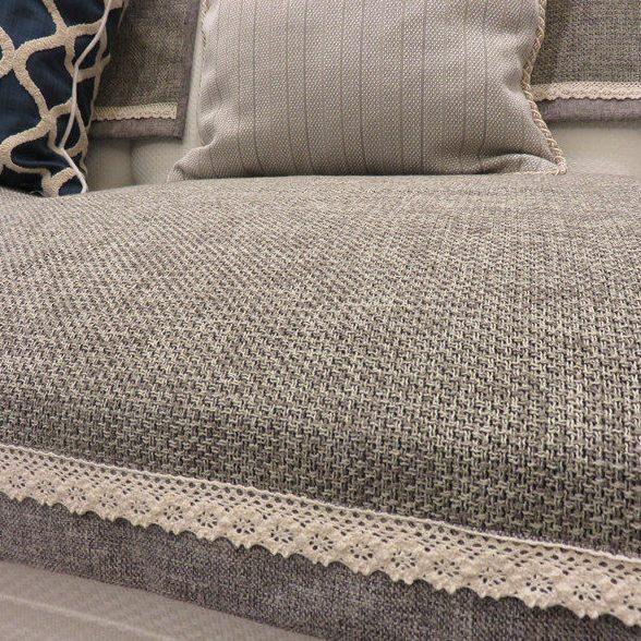 四季沙发垫亚麻沙发垫防滑皮沙发贵妃全包定做灰色高档沙发巾套罩