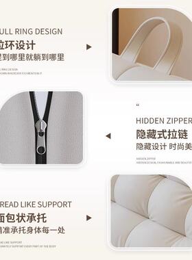 毛毛虫沙懒窝人发摇椅人类狗小舒客厅可躺可睡榻KKZ榻米单人适