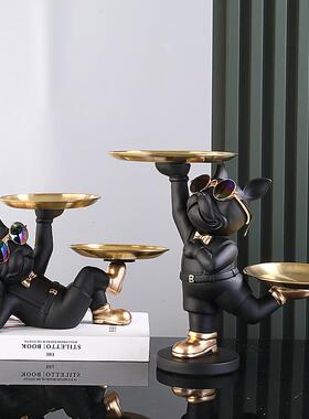 入几户玄关放钥匙收纳盒摆件门口鞋柜置托盘客厅556茶遥控狗器整