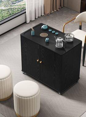 动茶移桌边柜家用阳台茶台小QYR型茶厅餐车客沙小发边几茶轻奢茶