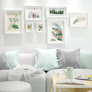 邮沃框尔夫冈木相实框创包意照片墙/9091相框墙/相组合