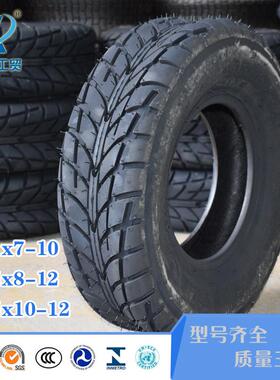 25x8-1QJY2丁atv四轮沙滩车卡车配件21X7-10磨寸耐公路胎工具车