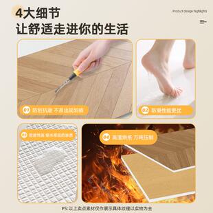 60x10木纹砖原木风人字形拼接纹客0厅卧室柔0光木质感2木纹砖地板