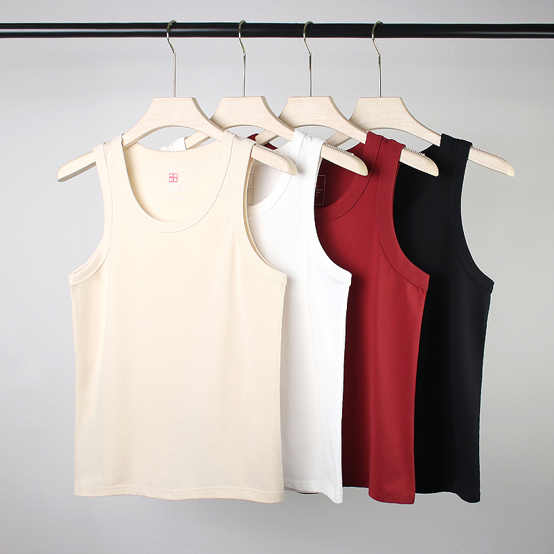 复古纯棉男士背心内穿打底夏季