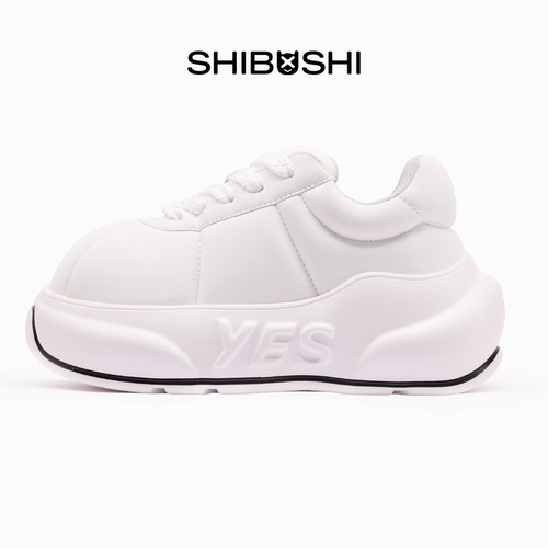 是不是SHIBUSHI白墩墩鞋厚底增高