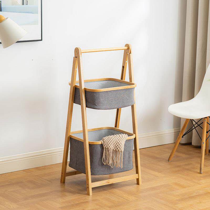 MG003感脏衣服收纳筐置架浴室简约制可折叠物高级牛津布脏竹衣篓