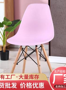 现厂家代简约小户HLL型家饭桌椅子木制白色姆用斯洽谈桌椅伊子