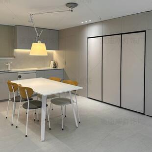 北l简约古风餐厅摇臂羊皮欧纸T462oom中eo吊灯可移位卧室书房阅读