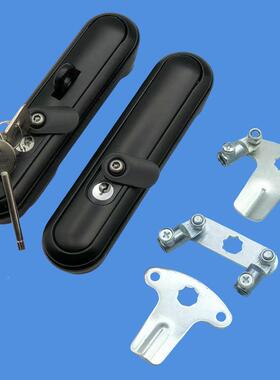 S86-4动柜PS4柜门锁高MS864-4低压柜锁力开关柜门M锁通信光交箱铁