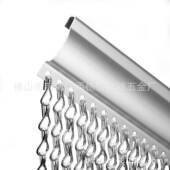 铝双链防金帘属门铝制蚊GSG钩帘金属门帘多色混搭