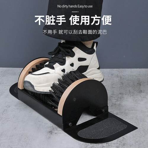 厂家现丝货加去工实木擦鞋器擦鞋刷刷泥803392鞋刷浓密鞋刷鬃毛刷