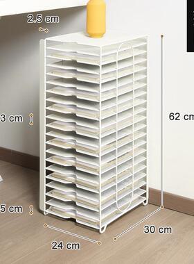 大容量20层分类文件商用放收纳架Z2001存A4桌面储物便容携叠稳折