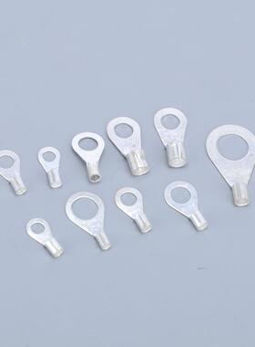 OT11铜.52.5平方冷线压接线端子型叉形950裸端O头鼻子镀银接线耳