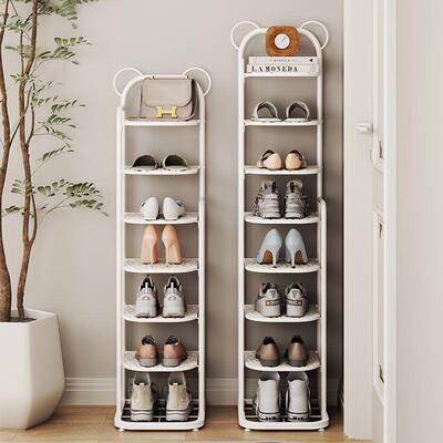 鞋架85000鞋小型窄小玄关宿舍铁艺架易百装搭安简多层收纳简约鞋