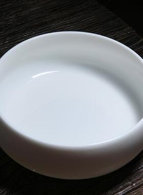 玉白瓷大羊号特脂大洗洗茶茶碗陶瓷功夫62369茶具茶道配件水盂水