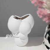 现代简约插干瓶花柜器摆件样板酒店别墅客厅餐花厅SSQ茶几软装 间