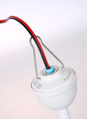 12v直流900mm无刷轴承吊电蓄风扇红0黑线大夹子电瓶池扇FC11-9太