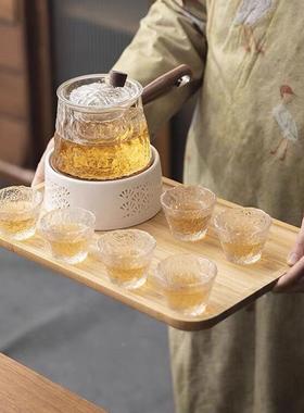 暖茶休温茶炉22169蜡烛花茶茶壶煮炉保温炉陶茶瓷底座闲厅茶馆茶