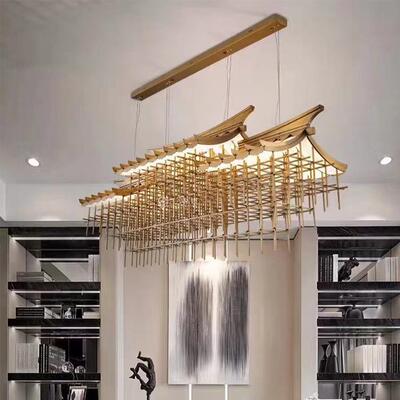 中禅意沙盘房子AL8039酒店宴会餐古厅茶室艺术创意复建屋檐大新堂