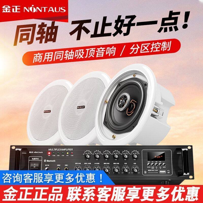 蓝牙同轴吸顶音响客厅天花吊顶店铺音箱专用功放商用超市餐厅