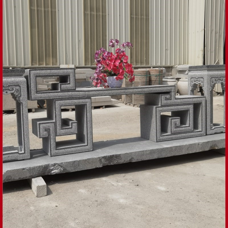 花架博古架几花i台户外青石花盆台底座石头花摆件盆景庭院古石雕