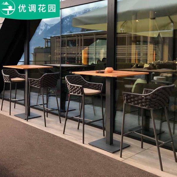 户外吧台桌椅酒店别墅庭院简约休闲阳台室外露天岩板吧椅,住宅家具,户外沙发,淘宝优惠券,粉丝福利购,淘宝优惠卷