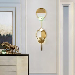 新款后现代轻奢全铜客厅背景墙北欧样板间酒店过道楼梯装饰床头壁